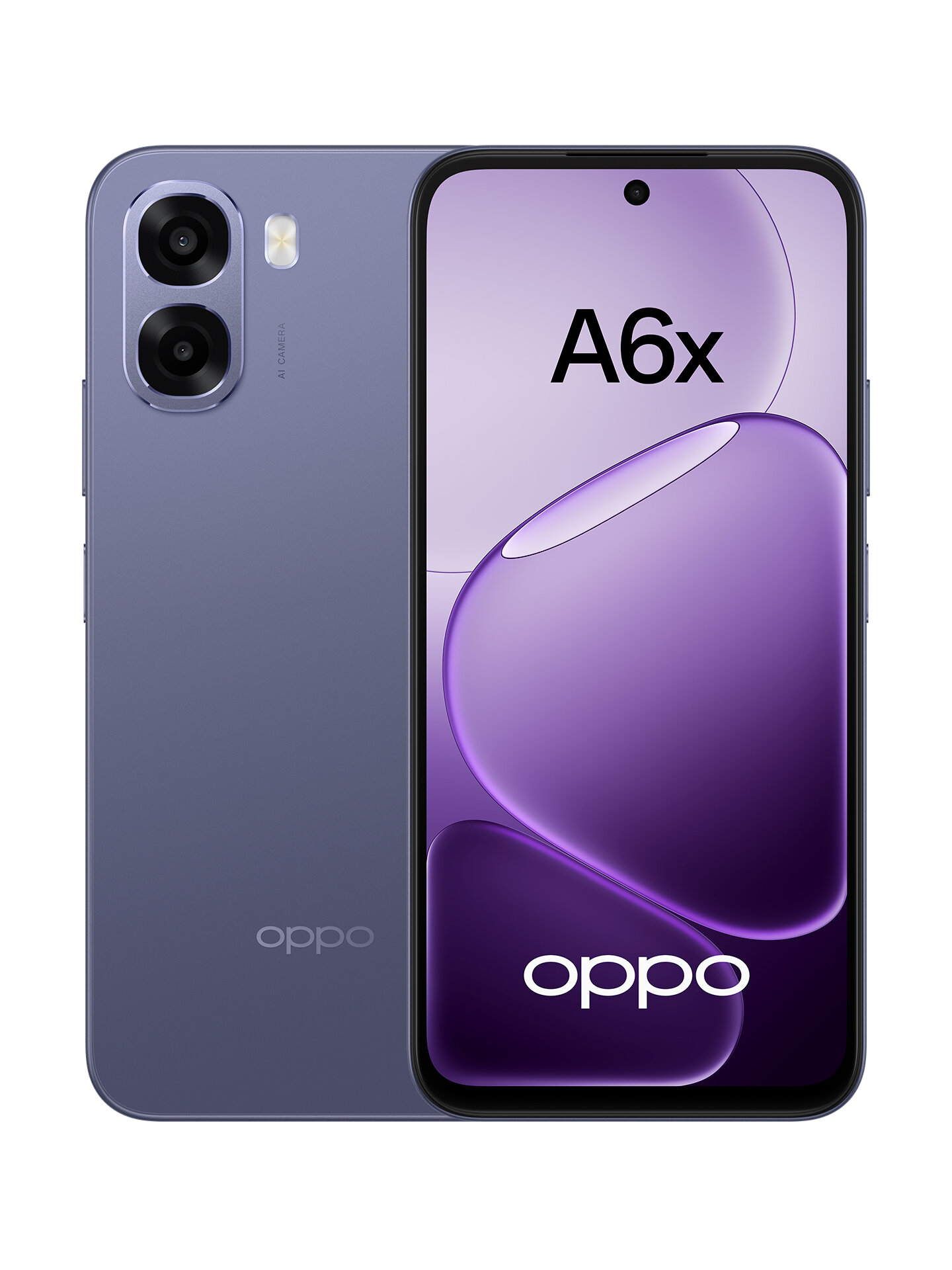 Смартфон OPPO A6x 6/256, цвет фиолетовый, IP64 пылевлагозащита