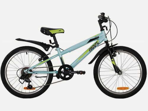 Изображение товара Детский велосипед Novatrack Racer 20, год 2020, цвет Голубой