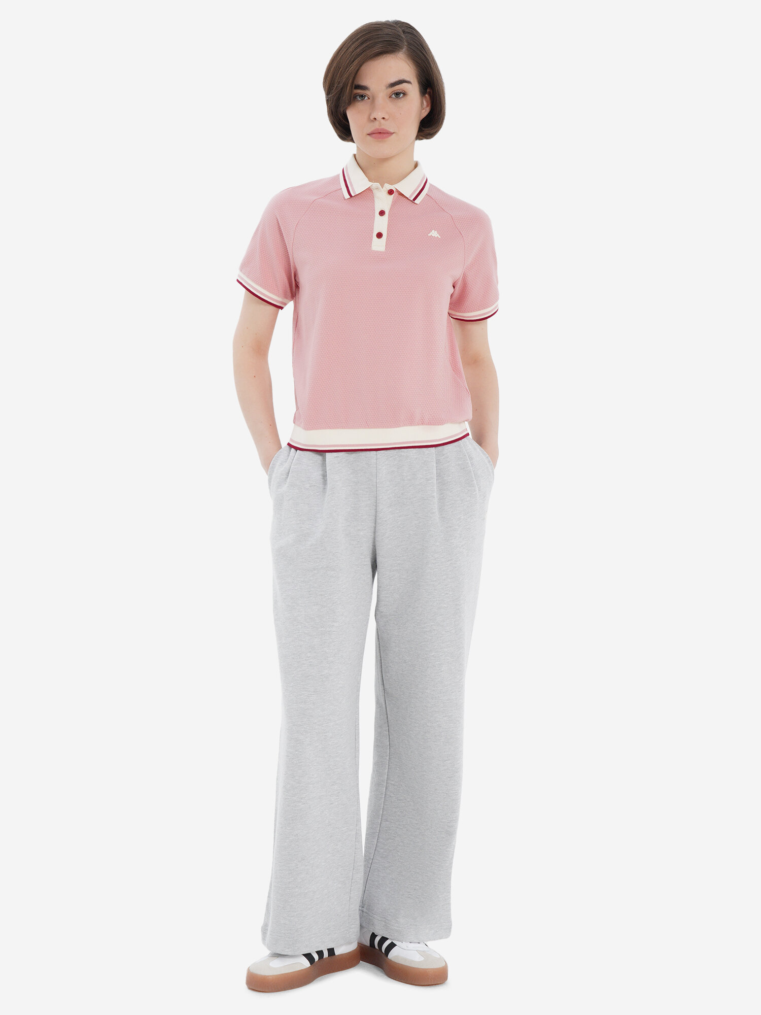 Поло Robe di Kappa, размер 42-44, розовый — фото 1