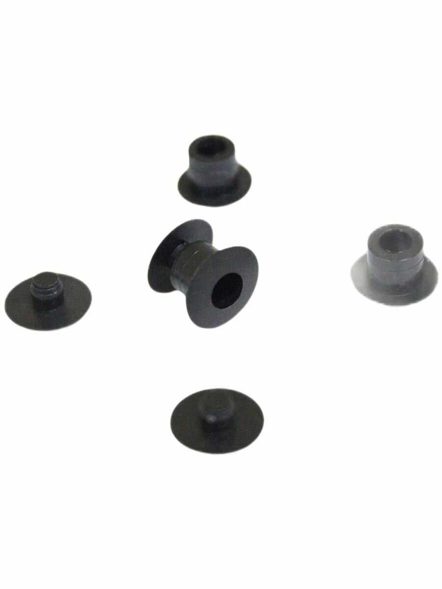 Клепки 3 мм черные пластиковые (2 шт) — фото 1