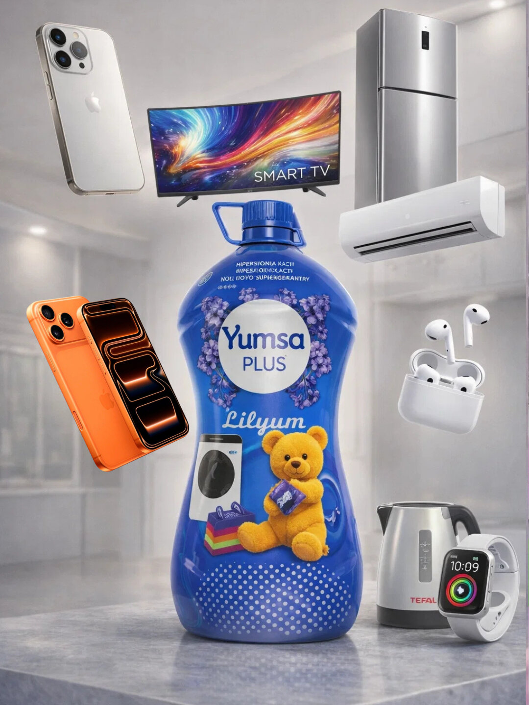 Универсальный гель для стирки YUMSA, 5 л