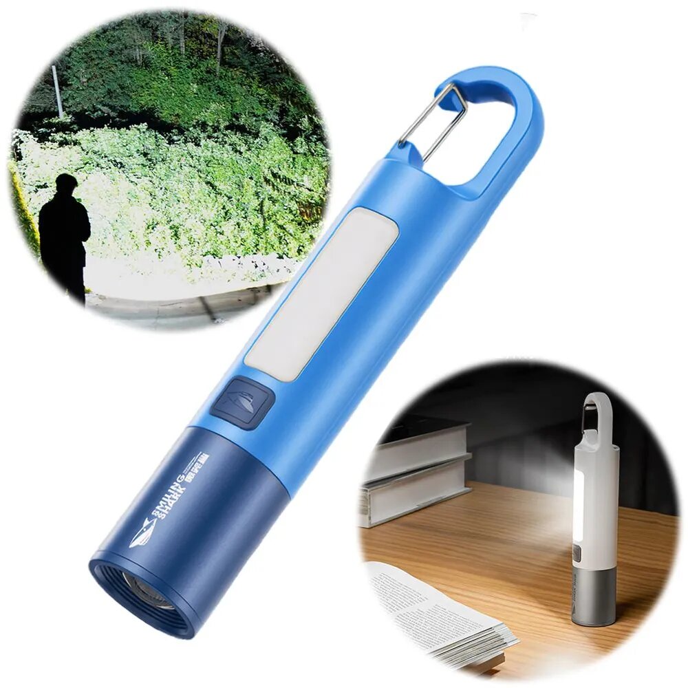Ручной светодиодный фонарь, USB зарядка, пластиковый корпус, для кемпинга и туризма
