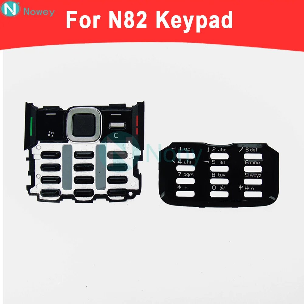 Клавиатура Nowey N82 для телефона Nokia N82, запасные части корпуса клавиатуры