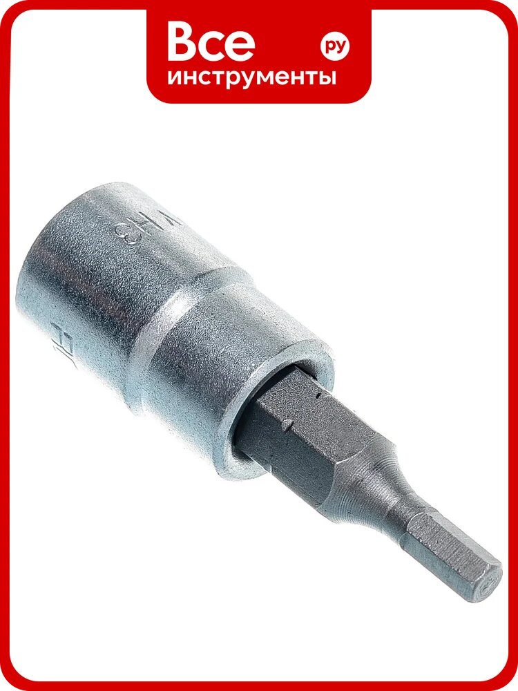 Насадка ROCKFORCE RF-3243203, шестигранная, CrV, 1/4", 6 граней