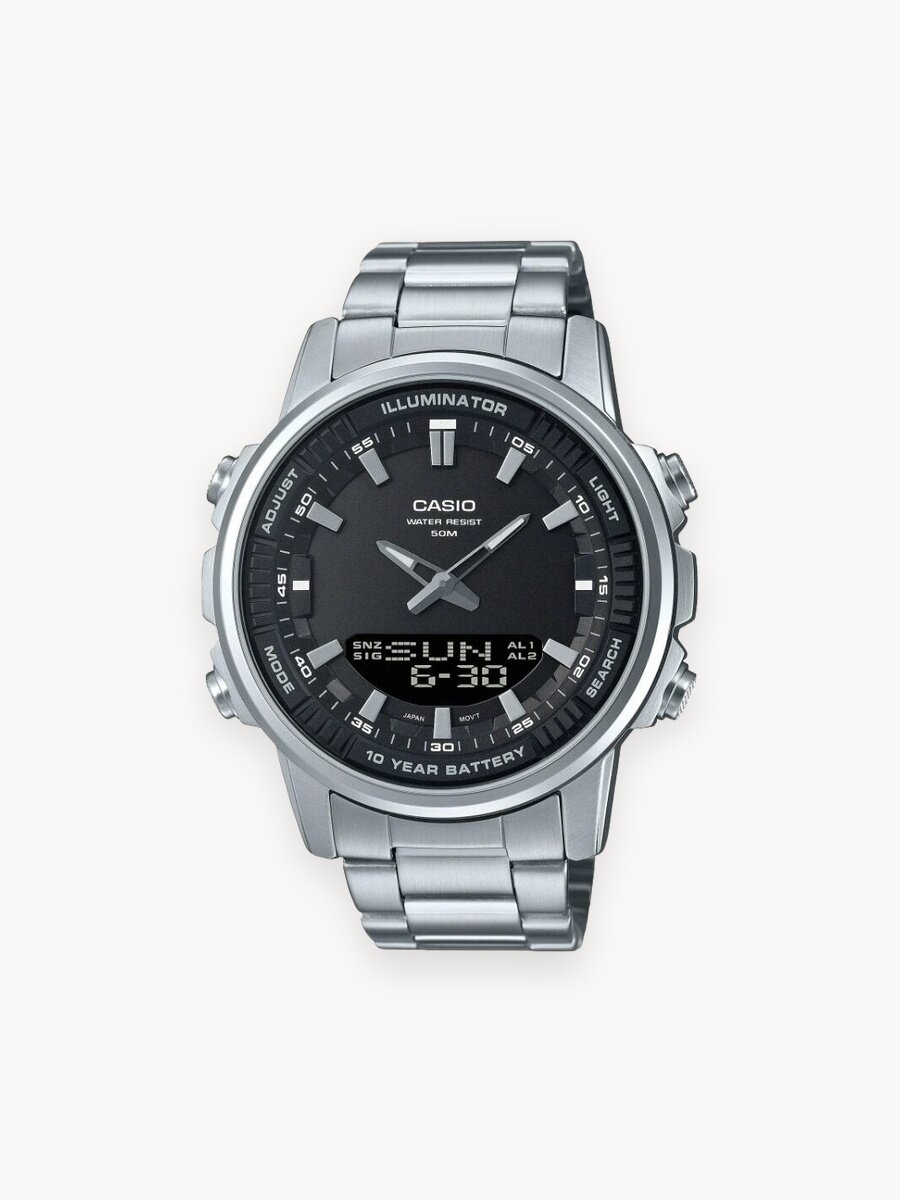 Наручные часы CASIO, серебристый