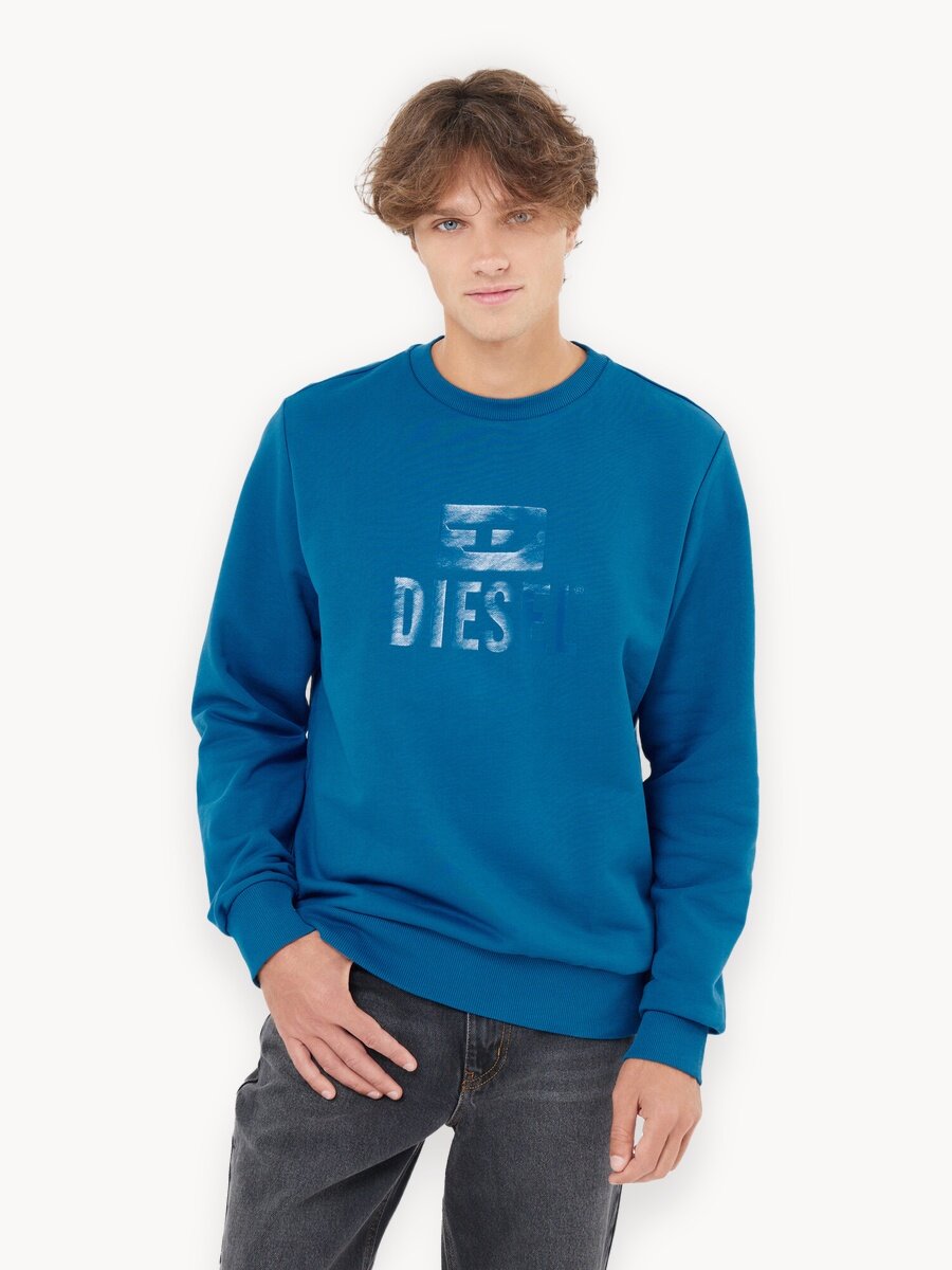 Свитшот DIESEL, размер S, , синий