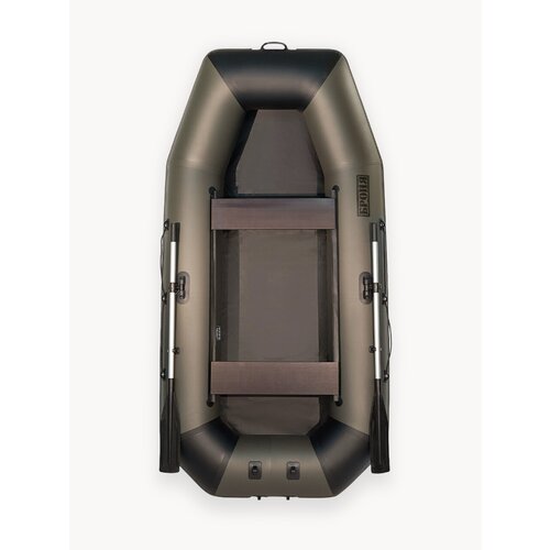 Лодка пвх Броня 300 М Classic Хаки для рыбалки и охоты, надувная