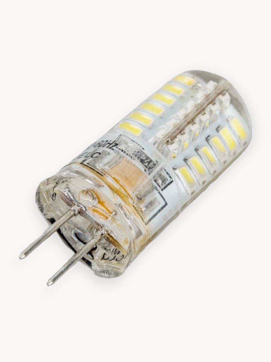 Светодиодная лампа кукуруза (G4) Ecola Corn micro 3,0W 6400K холодный белый свет (G4RD30ELC) Экола 3 Вт