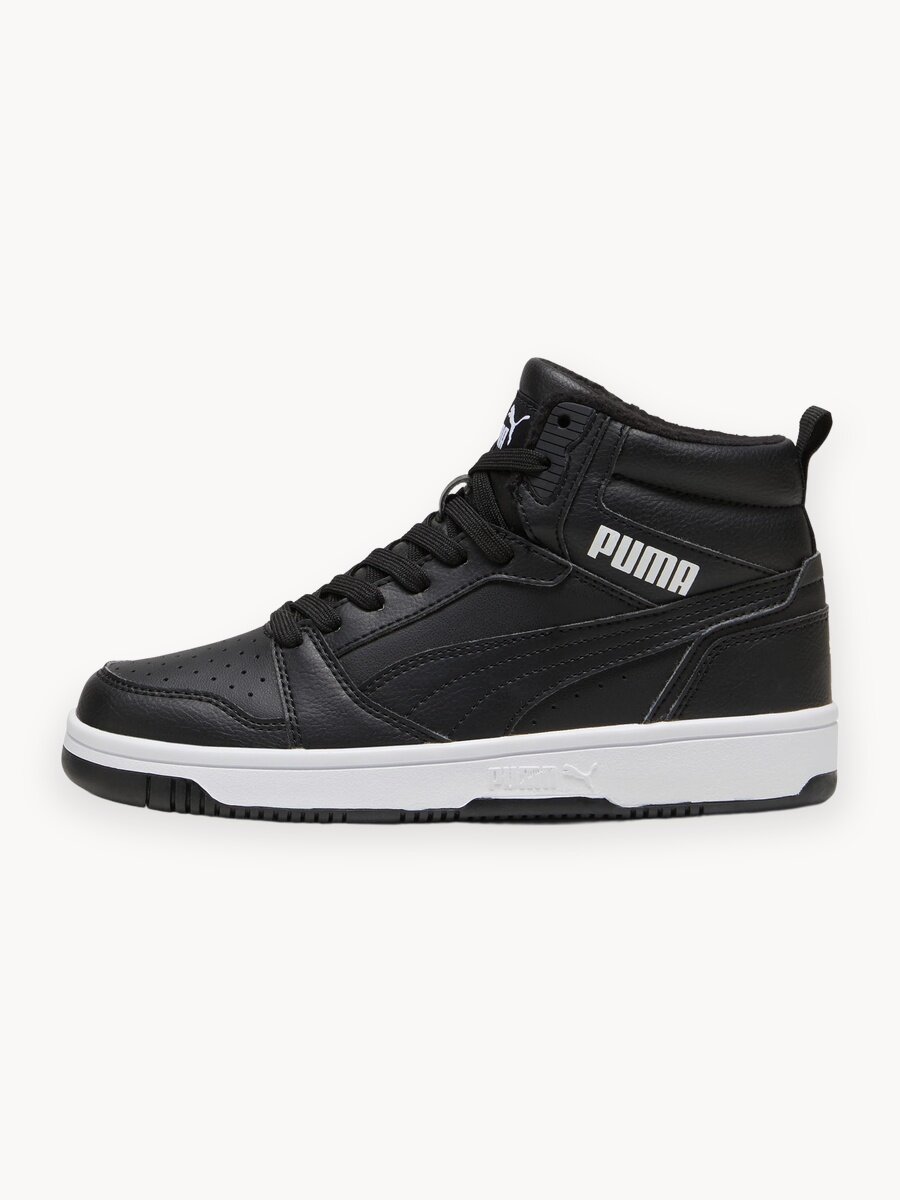 Кеды PUMA Rebound V6 Mid WTR, размер 5 UK, черный