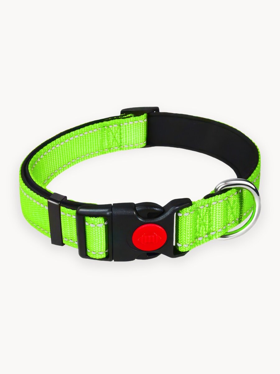 Ошейник для собак мелких и средних пород/нейлоновый светоотражающий