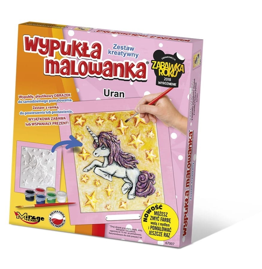 Набор для рисования, росписи Mirage Hobby Объемная раскраска Единорог Уран