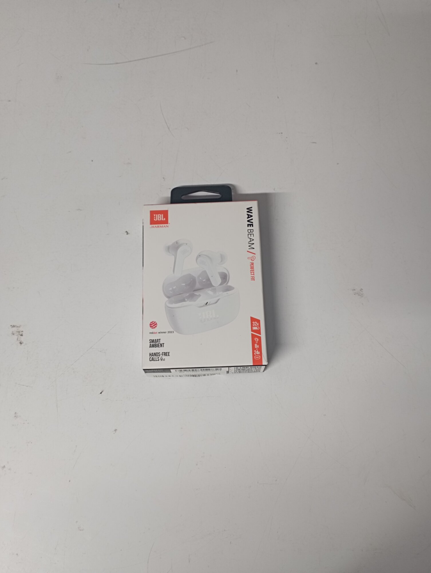 Беспроводные наушники JBL Wave Beam, USB Type-C, белый