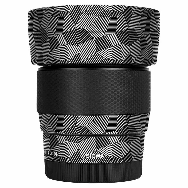 JJC Стекло для объектива Sigma 56mm F1.4 DC DN для Sony E-mount и Canon RF-M Mount - Светло-серый геометрический