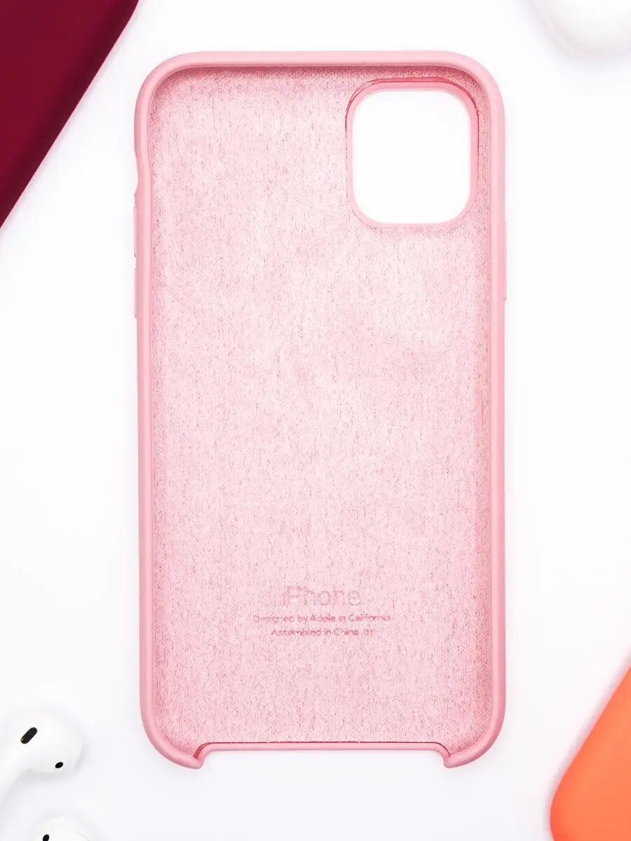Силиконовый чехол для iPhone 11, матовый, мягкий, противоударный, тонкий — фото 1