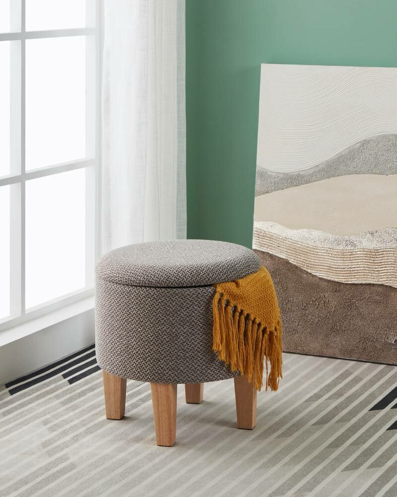 Пуф EGLO «MASHIKE», полиэстеровый, высота 40см, диаметр 39см