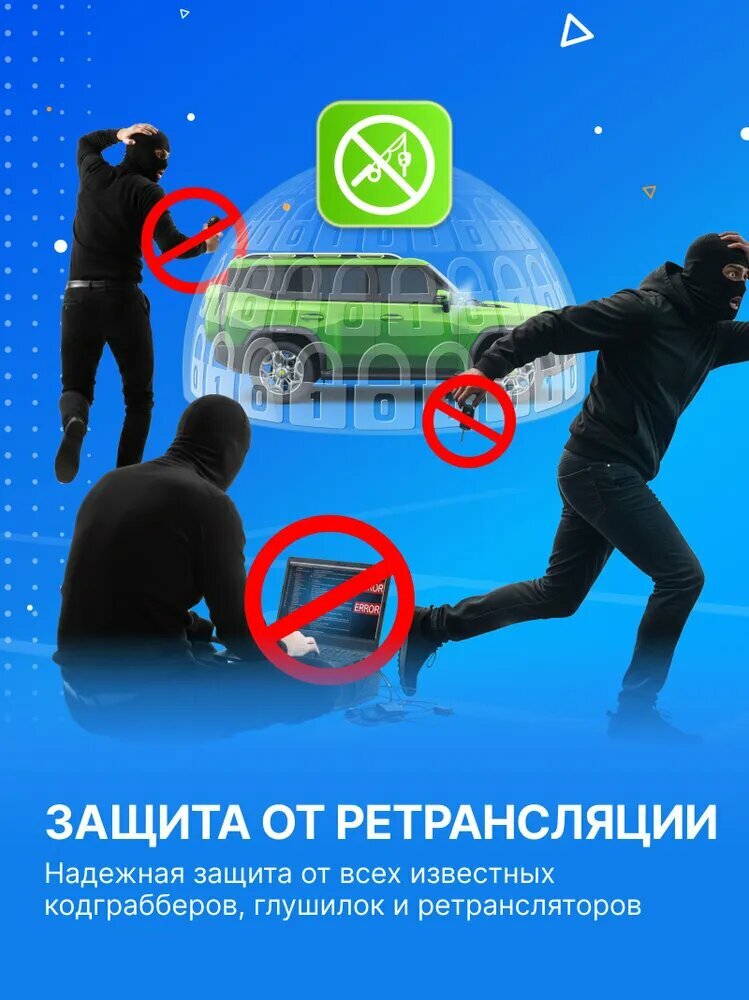 Автосигнализация StarLine А63 v2 ECO (Управление с брелока, датчик удара и наклона) — фото 1