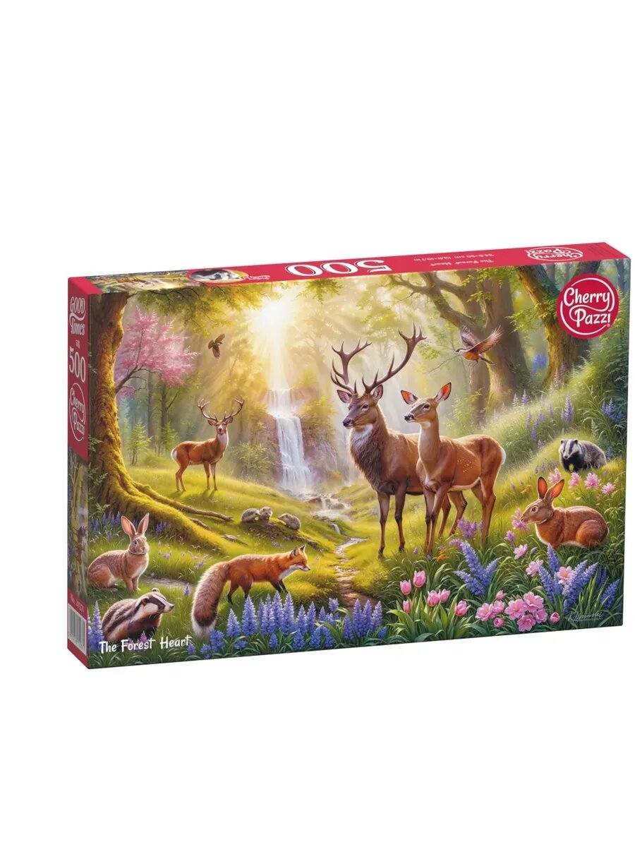 Пазлы для взрослых 500 элементов В сердце леса