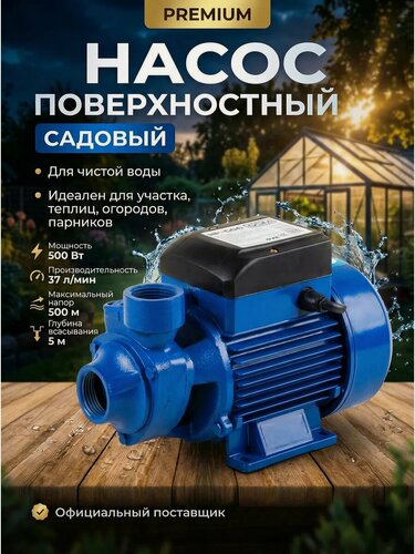 Изображение товара Насос для чистой воды садовый DGM BP-05D, 500 Вт, производительность 2200 л/ч