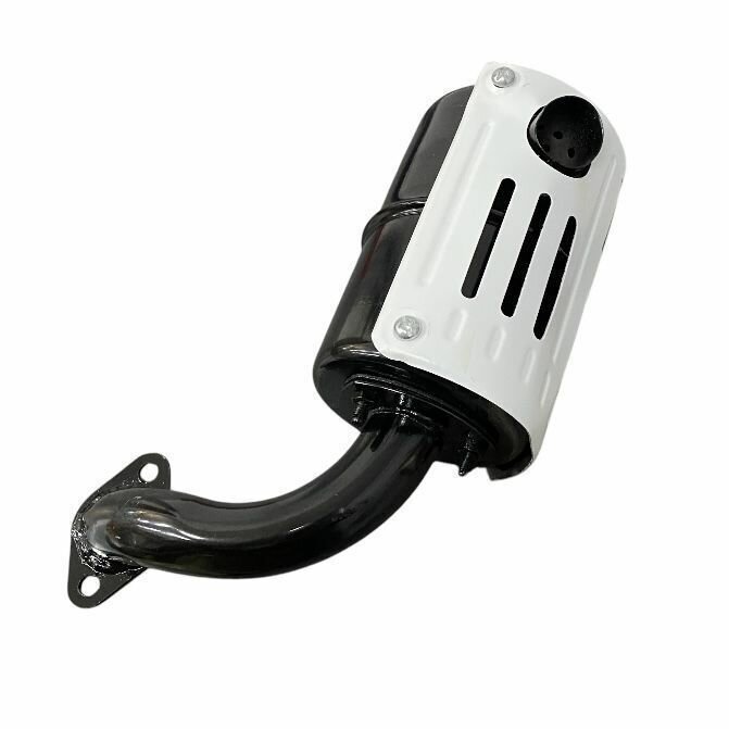 Глушитель R180 с коленом на тяжелый мотоблок.