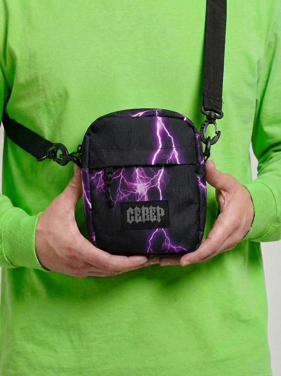 Сумка мессенджер Severcloth ing, фиолетовый — фото 1