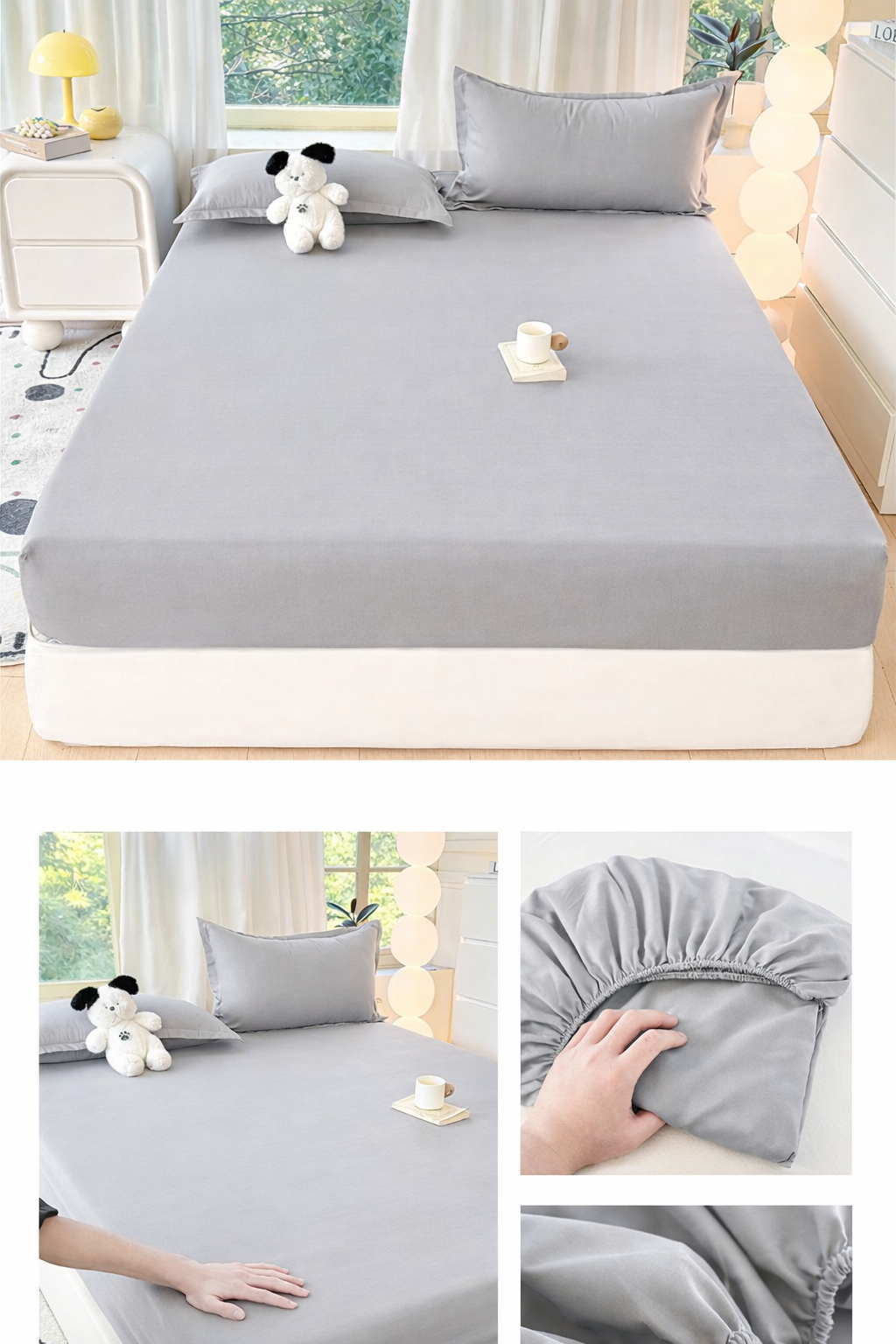 Комплект постельного белья , полиэстер, 200x220 см, 2 наволочки, простынь — фото 1