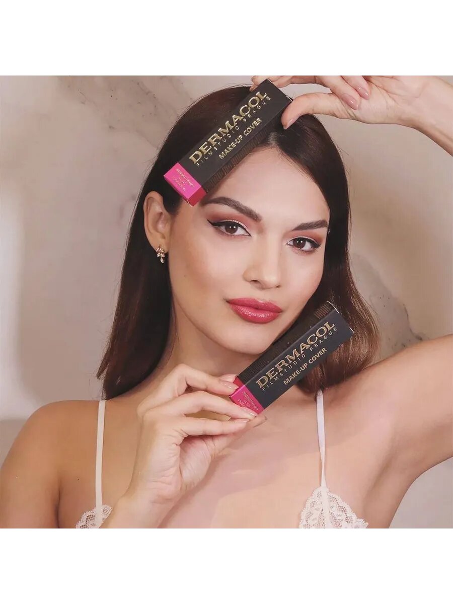 Тональный крем Dermacol, водостойкий, для всех типов кожи, SPF-30, 30 гр, № 208