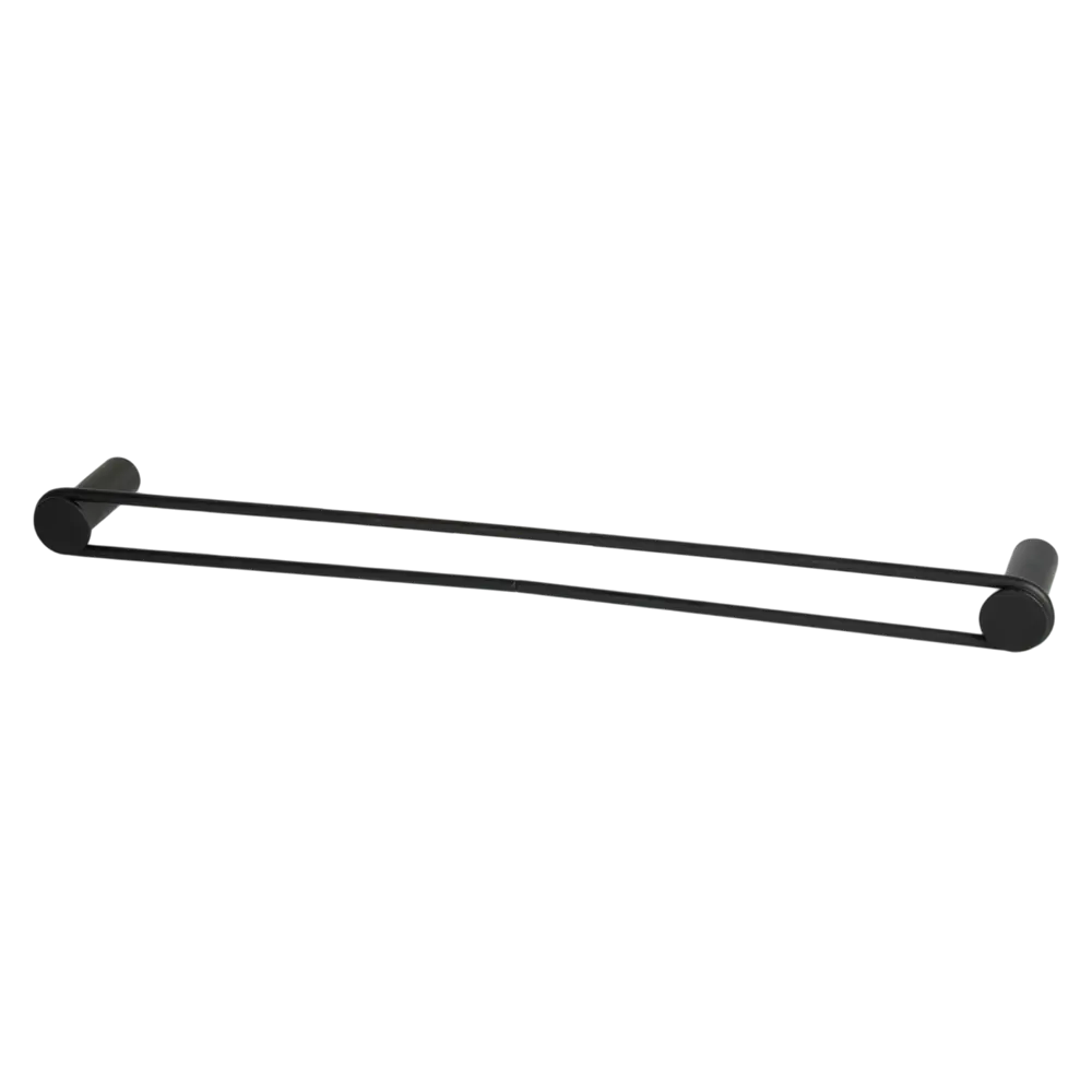 Держатель для полотенец Swensa "Dots" SWR-7268-09, чёрный, настенный, матовый, нержавеющая сталь