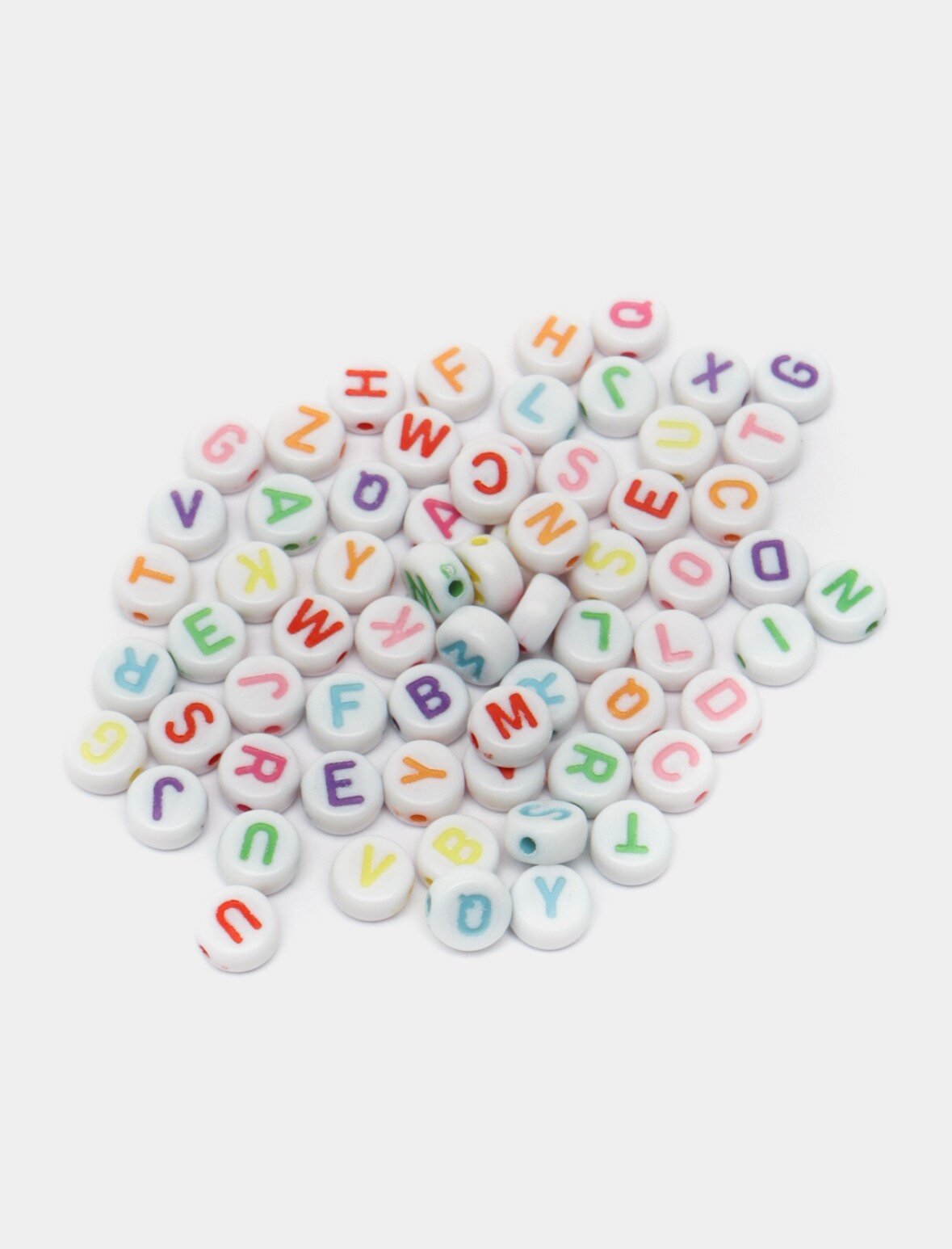 Круглые бусины буквы, для создания украшений и рукоделия, более 100 шт, 4 полных алфавита