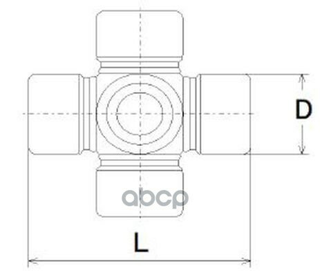 Крестовина 15.0x38.0 GKN (Loebro) арт. U125