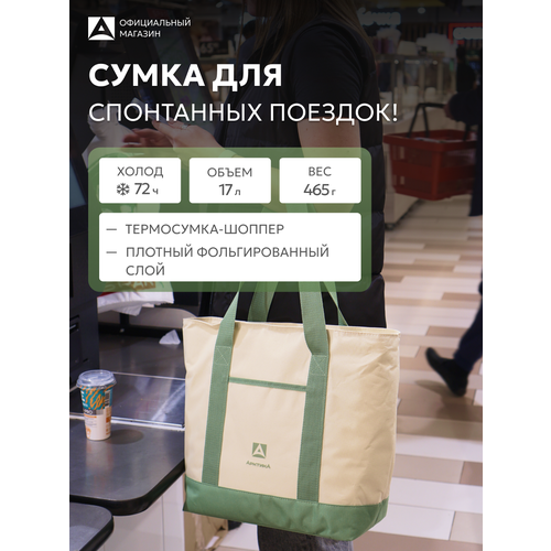 Термосумка Арктика 17 л/сумка холодильник дорожная/3400 шоппер