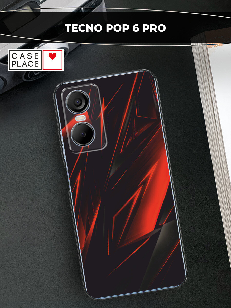 Чехол на Tecno Pop 6 pro / Техно Поп 6 Про с принтом Игровой фон