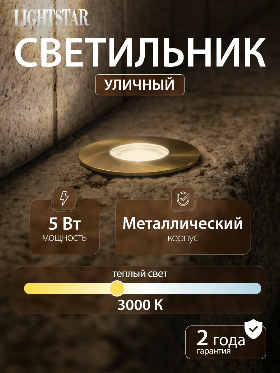 Комплект из светильника и декоративной панели Ipogeo Lightstar ip384311