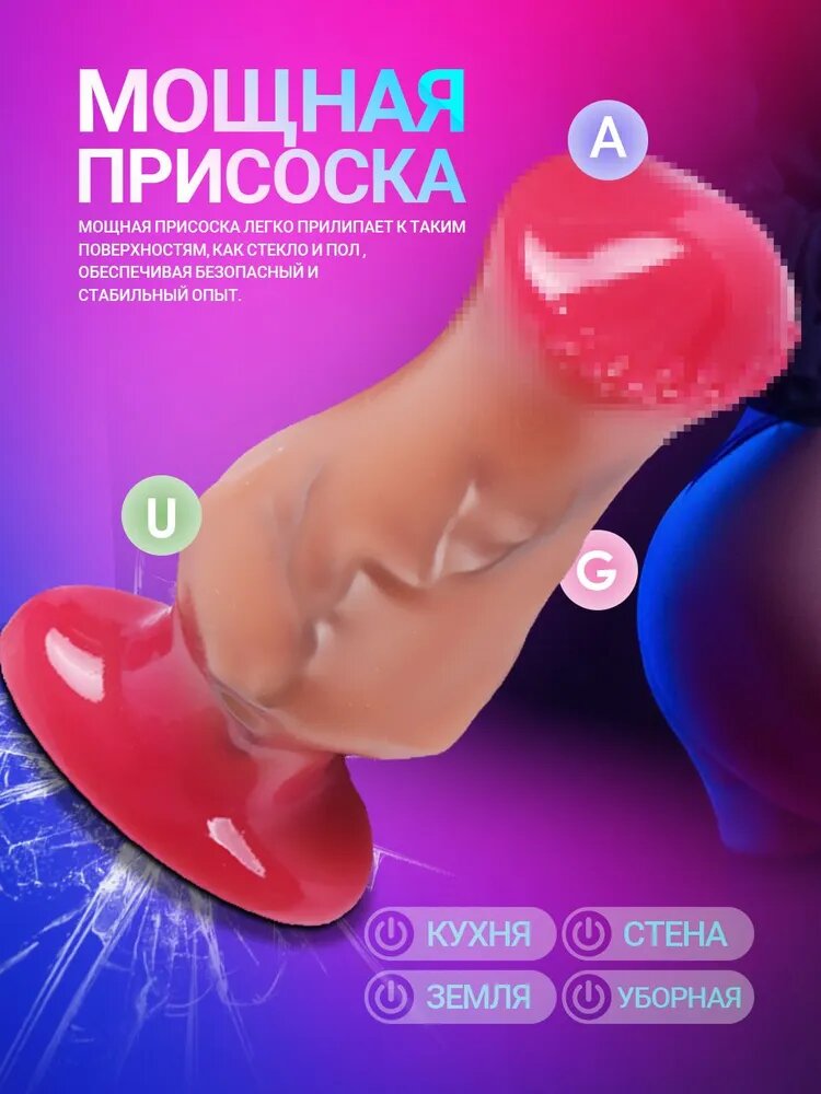 DELCUS Фаллоимитатор, 17.5см — фото 1