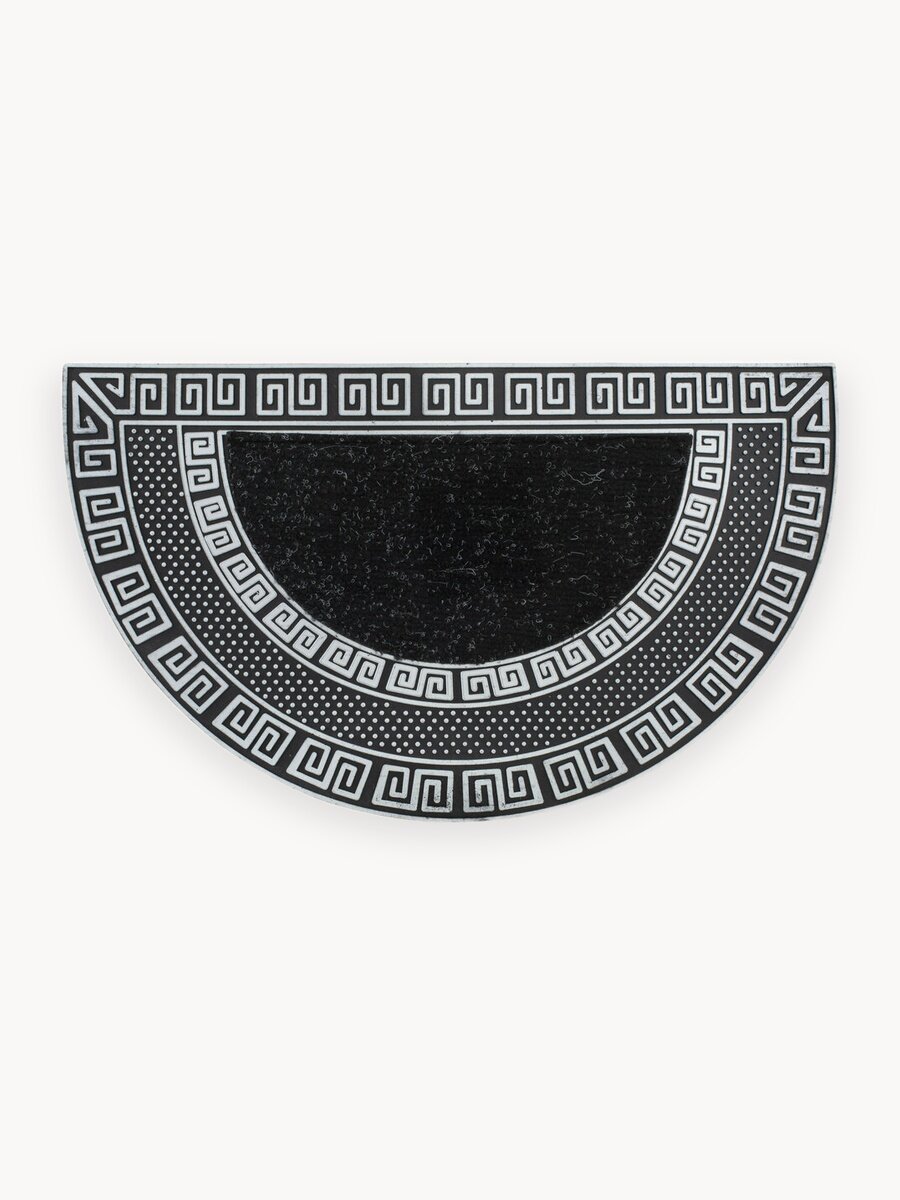 Коврик придверный в прихожую Attribute MEANDER ROUND 71х41см, 1 штука, цвет в ассортименте