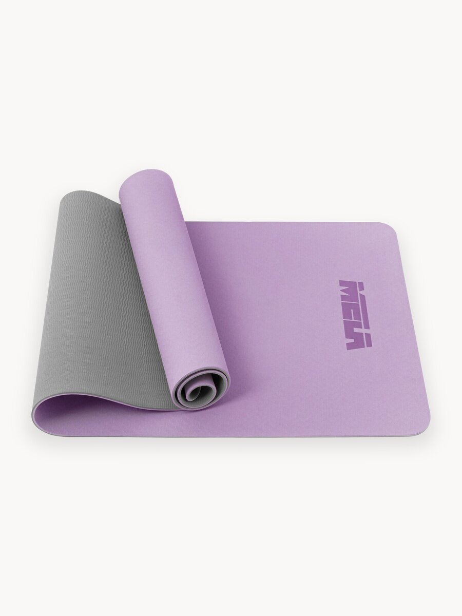 Нескользящий коврик для занятий спортом, йогой и фитнесом