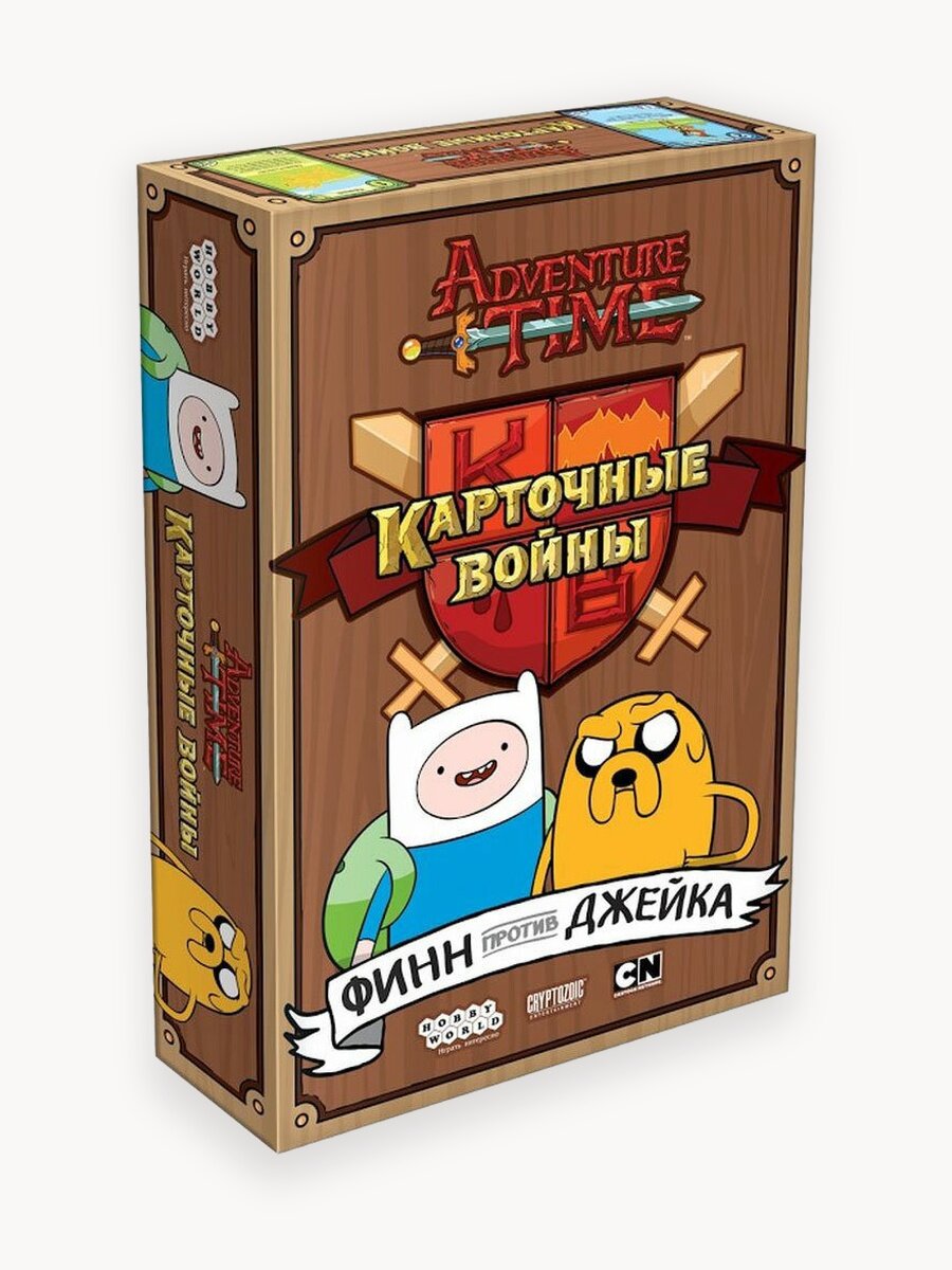 Настольная игра Hobby World Время приключений Карточные войны Финн против Джейка