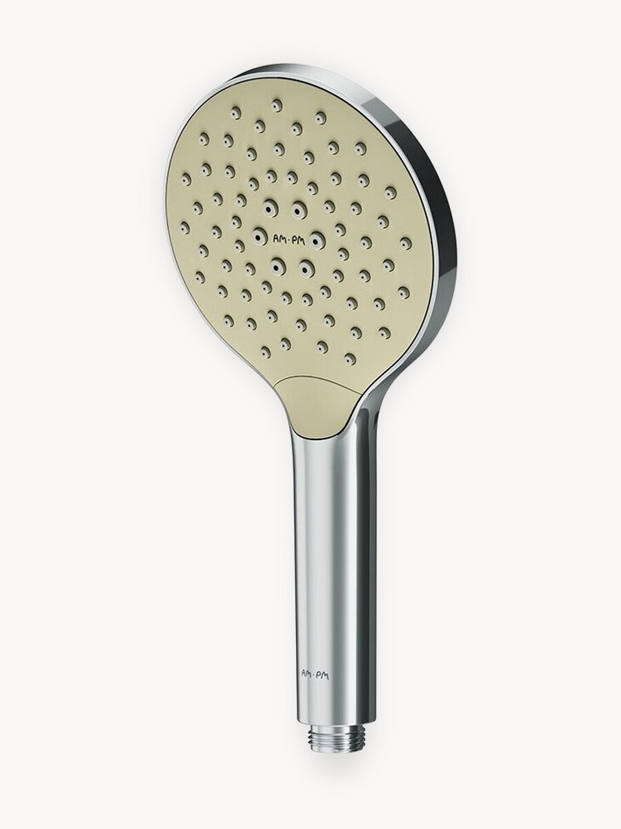 Лейка для душа AM.PM Like хром, 3 режима, с кнопкой, диаметр 120 мм