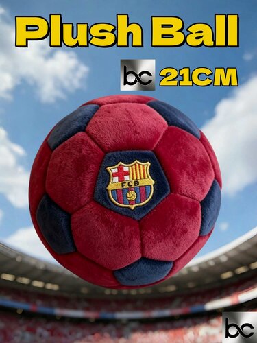 Изображение товара Plush ball мяч футбольный, Плюшевый футбольный мяч мягкая спортивная игрушка для детей, подарок мальчику фанату футбола