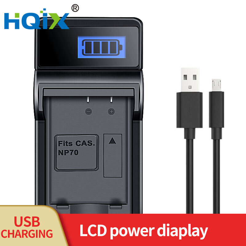 HQIX для CASIO EX-Z250BE Z250PK Z250GD V9 V10 Z250 Z300 Z150 камера NP-70 Аккумулятор зарядное устройство