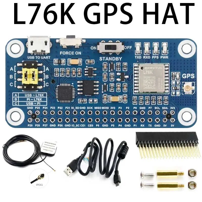 GPS HAT L76K для Raspberry Pi