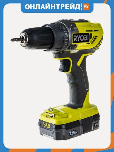 Изображение товара Компактная дрель-шуруповерт Ryobi ONE+ R18DD3-115S 5133005301