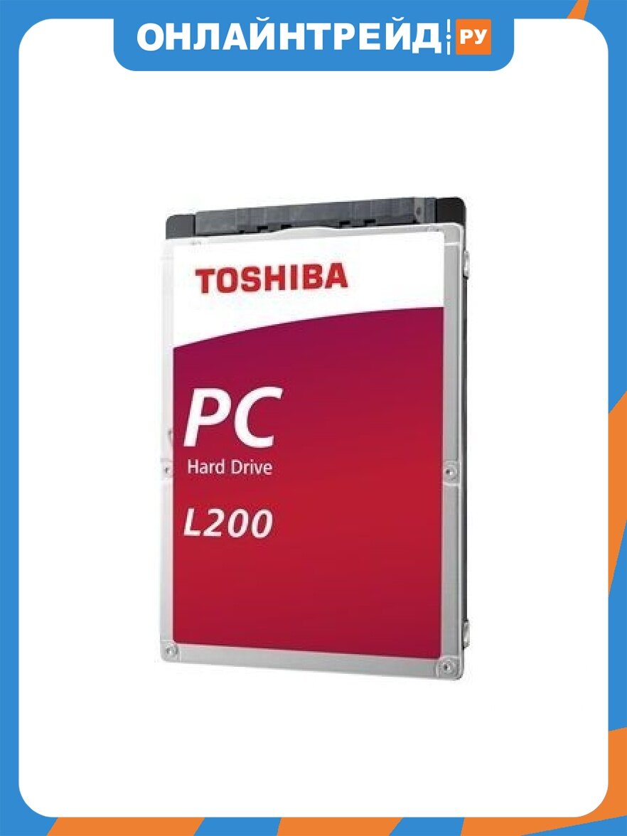 Жесткий диск 2.5" Toshiba L200 1ТБ, SATA III, 128 Mb, 5400 rpm (HDWL110UZSVA)