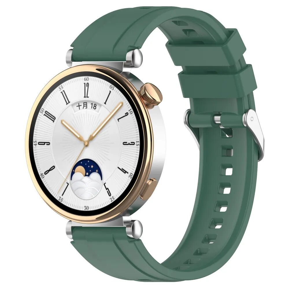Силиконовый ремешок для Huawei GT4 41 мм(18mm)/46 мм(22mm)