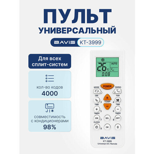 фото Bavis kt-3999 (4000 в 1) универсальный пду для кондиционеров