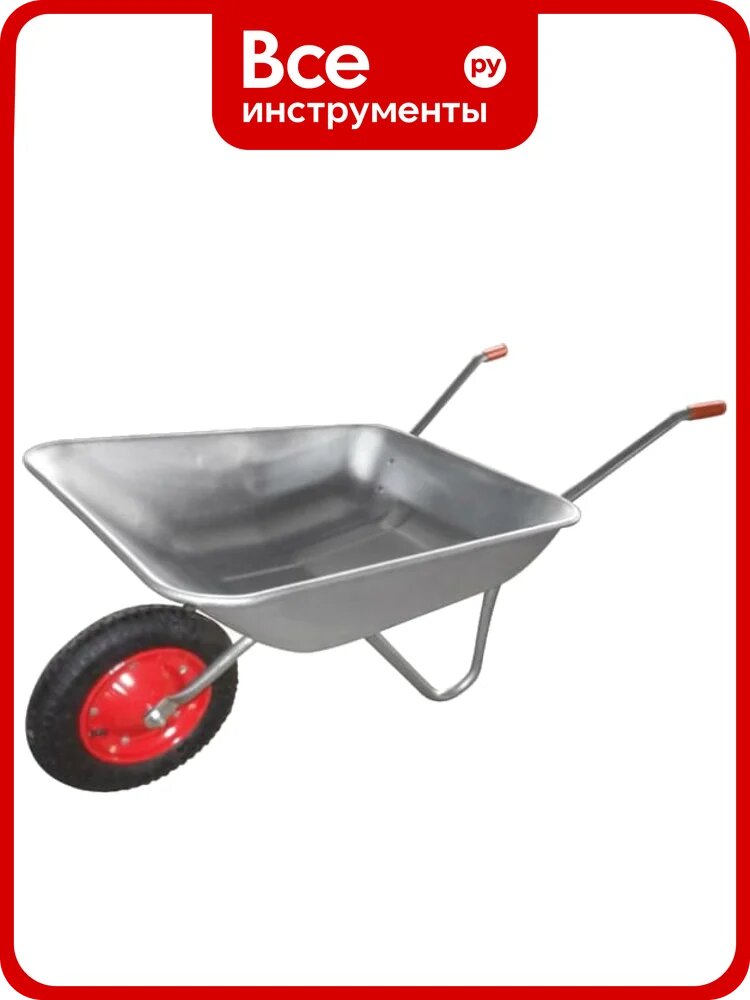 Садовая тачка 65 л, грузоподъемность 100 кг FIT DIY 77543, для перевозки грунтов