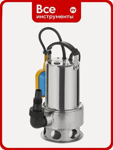 Изображение товара Насос Unipump INOXVORT 1100 SW, для грязной воды, нержавеющая сталь, 1100Вт