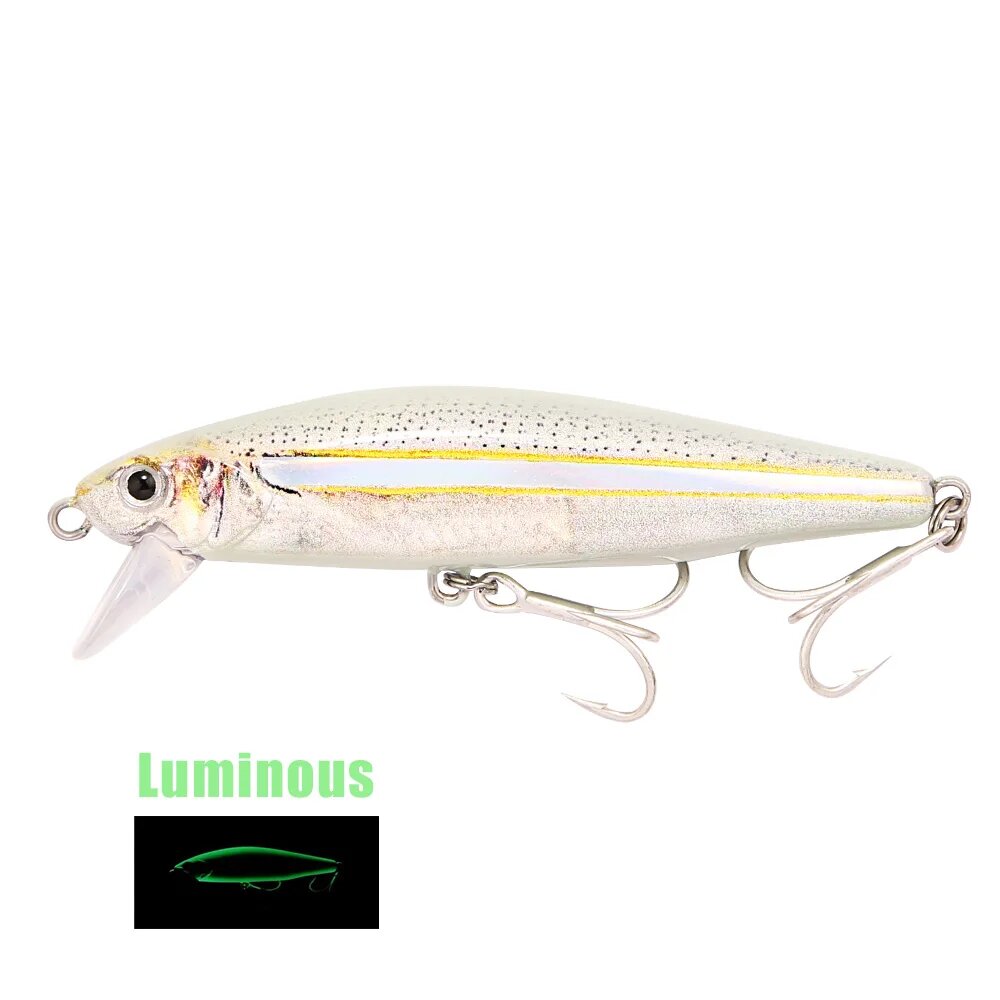 Морская приманка B&U для гольяна Белый, luminous