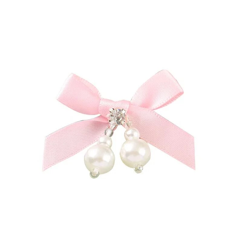Мини-банты из органзы 10/20/30 шт Розовый, pink, 10pcs