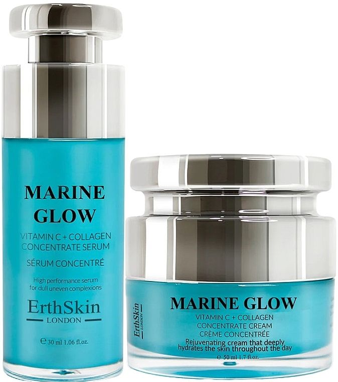 ErthSkin London Косметический набор Marine Glow (крем/50 мл + сыворотка/30 мл)