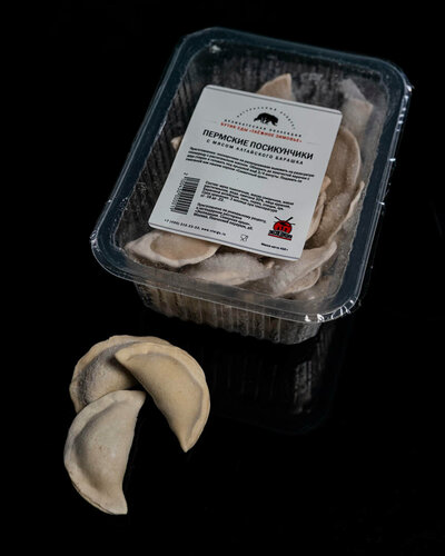 Изображение товара Пермские посикунчики с мясом алтайского барашка, ручная лепка, 450г